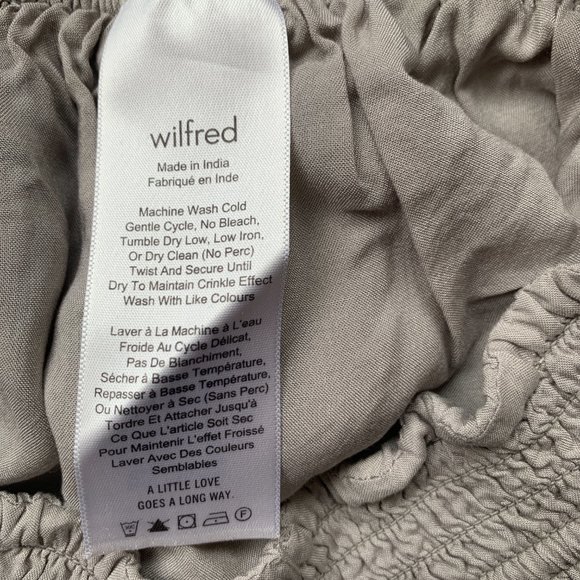 ARITZIA Wilfred Drapy Shorts 100% Modal - Picture 5 of 6